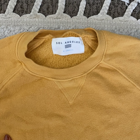 New w/ tags Sol Angeles Waves Pullover Marigold xs - Picture 4 of 4